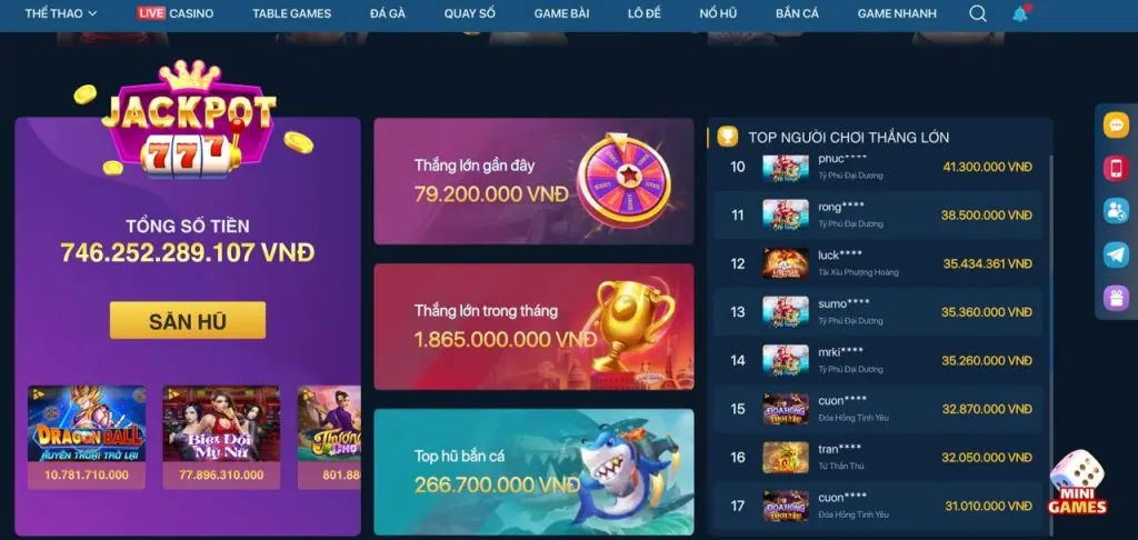 Trò chơi slot phiêu lưu mới